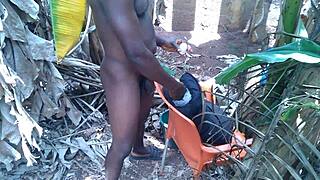 curvy black beauty tries hard to cum this easter for fans