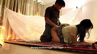 cant stop fucking this amateur couple on big fire