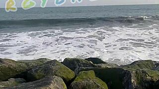 Couple Engages In Voyeur Activities At Public Bar And Beach