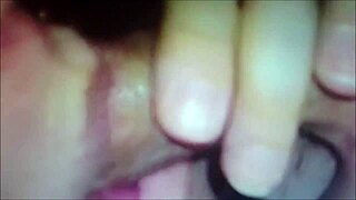 sexy lady engages in blowjob, fingering, and masturbation session at home