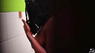 Sexy bitch caught black dude peeping! FUCK HIS BIG BLACK COCK!