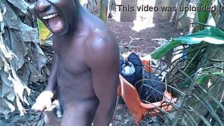 curvy black beauty tries hard to cum this easter for fans