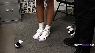 Teen shoplifter punished kinkily