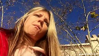 young teen on trip to barcelona gets clothes ripped outdoors