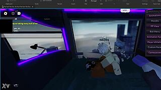 Pounding Submissive Roblox Slut With Backshots In Thong