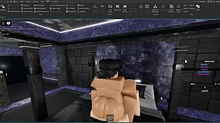 Slut Getting Pounded Hard by Femboy in Wild Roblox Session