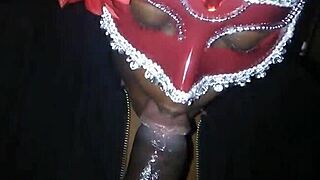 sucking big lollipop and dancing