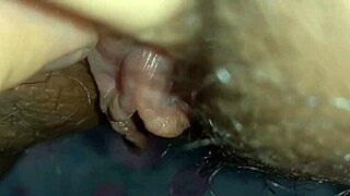 clit pulsing as latina teases her big hairy beaver