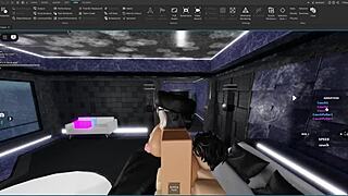 Slut Getting Pounded Hard by Femboy in Wild Roblox Session