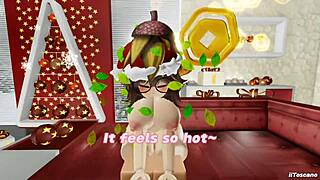 Friend Visits In Snowy Winter