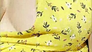 Wifey flashes her perfect tits while driving in the car, part 3, so daring outdoors.