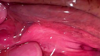 amateur pink pussy explored 172 days after losing virginity, wet and shaved for close-up cunilingus