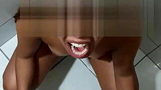 ebony teen takes piss pays blowjob