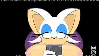 Rouge Sucks Big Cock During Game