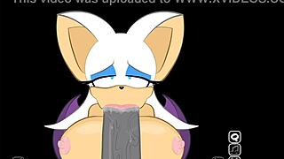 Rouge Sucks Big Cock During Game