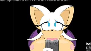 Rouge Sucks Big Cock During Game