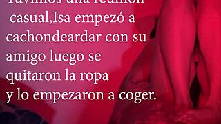 isa says 'open your legs for me' to her friend while kissing