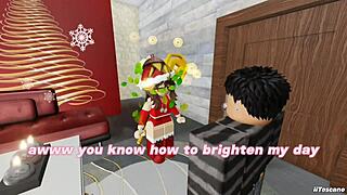 Friend Visits In Snowy Winter