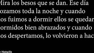 isa says 'open your legs for me' to her friend while kissing