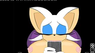 Rouge Sucks Big Cock During Game