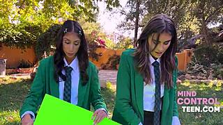 Teacher Guides Teen Prodigies On Literary Quest In Uniform Fantasy Outdoors