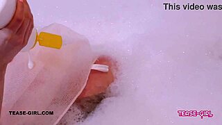 super cute teen takes a sexy bath and swallows for daddy