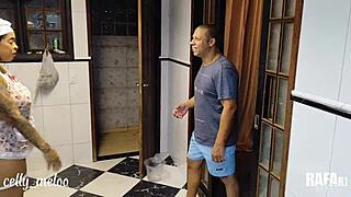 Drilled My Curvy Maid's Tight Ass, So Damn Hot!