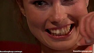 Russian Bride Gets Interracial Group Fucked at Orgy