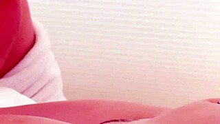 Sweet Monica Rise gets her perfect pussy drilled by masseur.