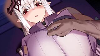 Animated cartoon adventure in anime style