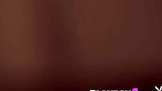 sexy redhead milf jaime edmondson strips naked outdoors, showing off her big tits and tits