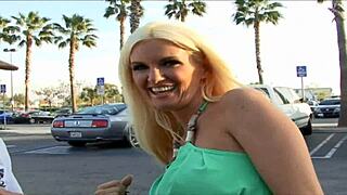 I’m flashing panties to the ice cream man while sitting in his truck’s back.