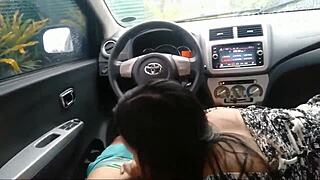 Pinay Teen Trades Blowjob For Taxi Ride
