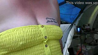 omg, this trashy kiwi milf went wild with a blatant public show at the holiday park. she’s unstoppable at the local trailer spot!