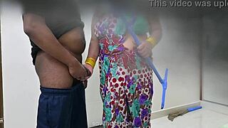 Telugu maid, are you having fun with the landlord's huge tits?