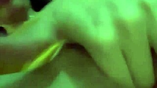 Rica, the beautiful Latina, masturbates with dildo before heading to the club, cumming hard