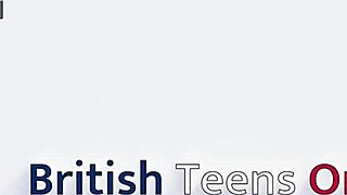 Stunning british girl fucks herself with a toy until she cums