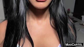 look into my blue eyes while i swallow your cock