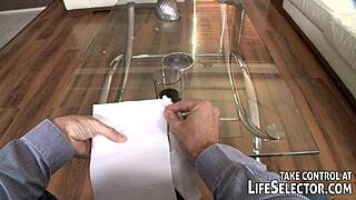 Interactive Adventure With Hot Brunettes Titty Fucking On Sofa