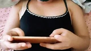 Asian Femdom Fucks Old Man In Bedroom Pussy Sex!