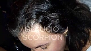 mature milf with big ass getting cum after race 😏