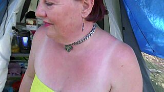 omg, this trashy kiwi milf went wild with a blatant public show at the holiday park. she’s unstoppable at the local trailer spot!