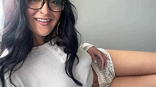 Step Sister's Best Friend Serena Stirling Wants Pov Cumshot With Big Natural Tits