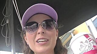 i can't believe it, helena price flashing my pussy in public got me so turned on today