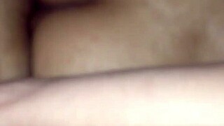 Wife enjoys intense orgasm with old cuckold