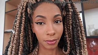 Chocolatinha's First Anal Scene with BBC and Dirty Talk