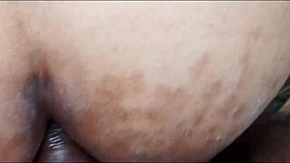 Step mom enjoys hot anal sex in desi village with creampie.