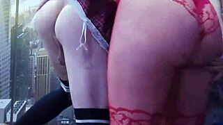 BRUNETTE WITH BIG ASS FUCKS HOT STUDENT IN THE ASS