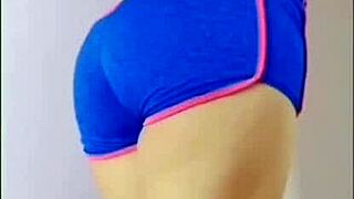 mexican girl in micro shorts, neighbor couldn't resist