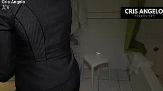 Kyara Nyx and Cris Angelo indulge in wild piss play after work